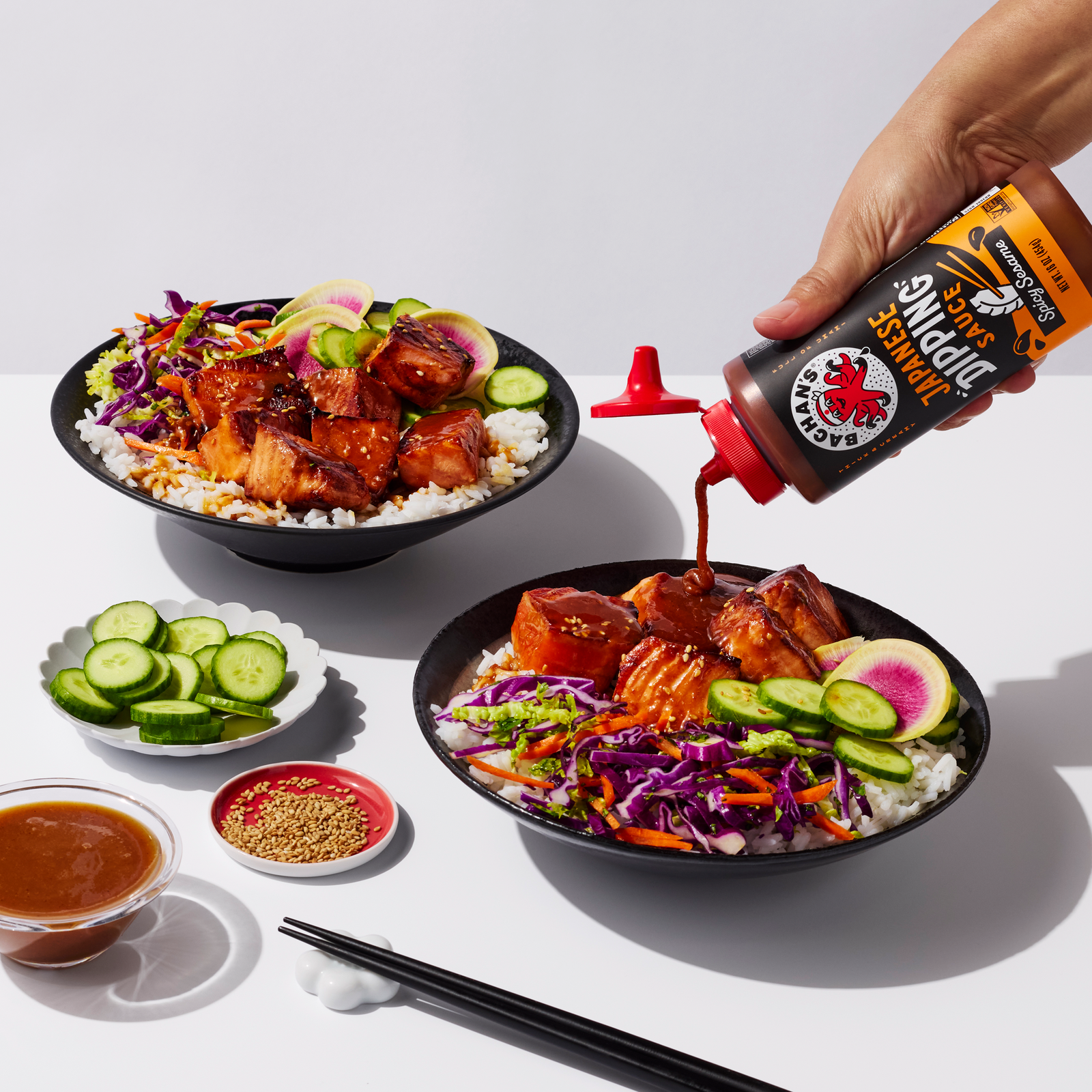 Spicy Sesame - Bright Coordinated Dipping Assortment